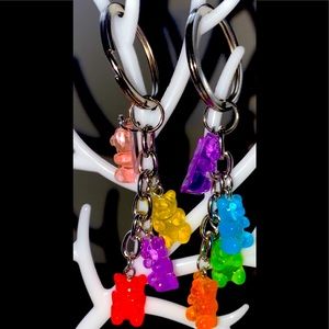 Gummy bear keychain